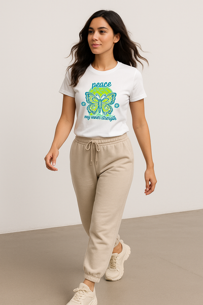 A White T Shirt with women