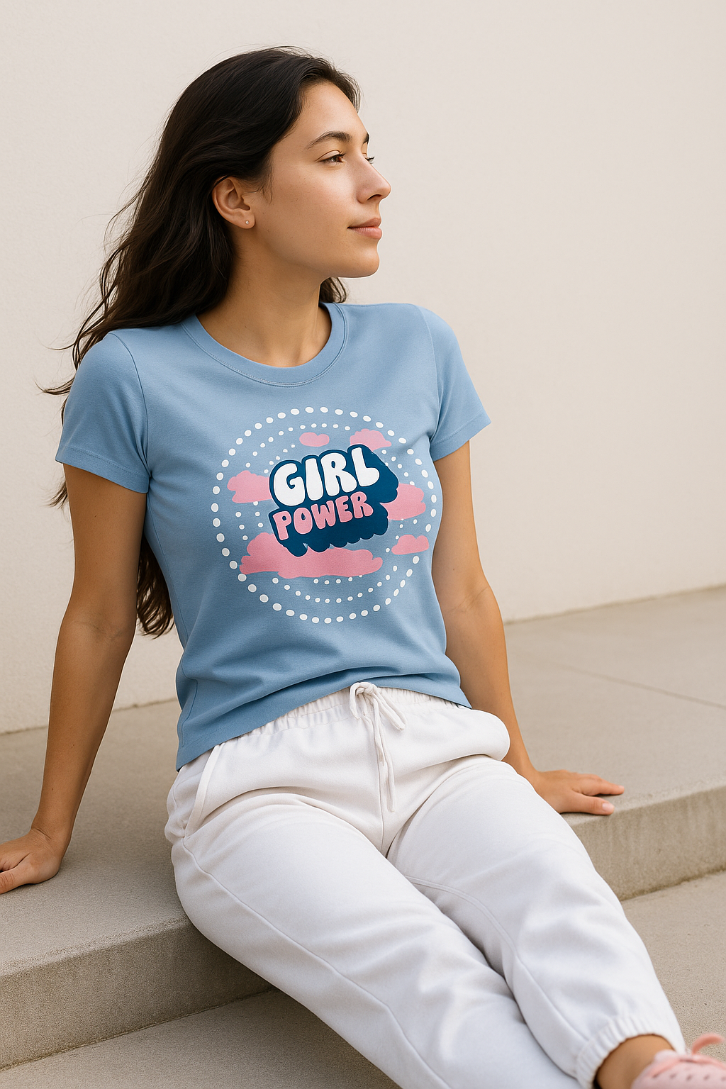Women's Premium Cotton Relaxed Fit T-Shirt | BarelyStylish
