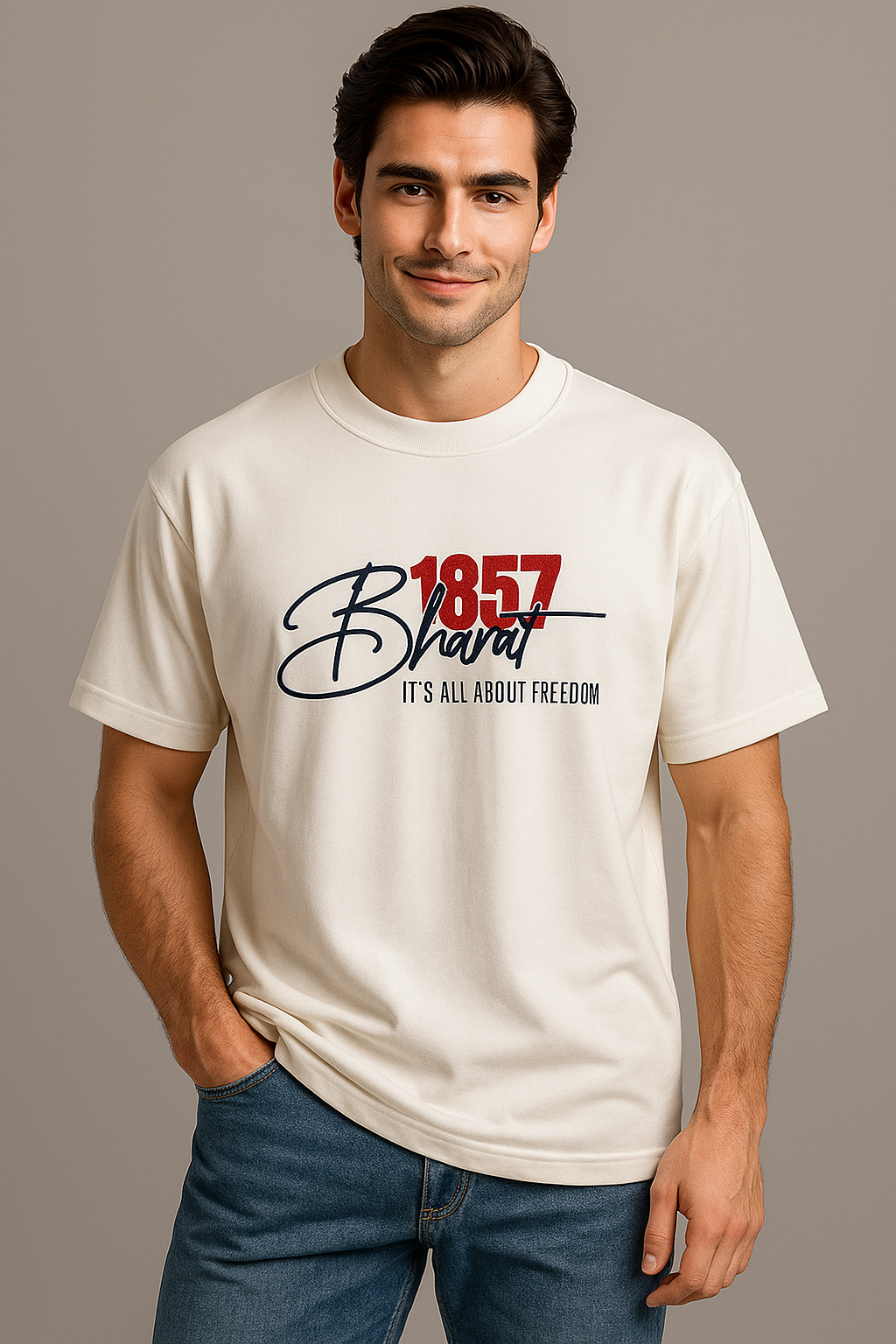 Men's Classic Crew Neck 1857 T-Shirt