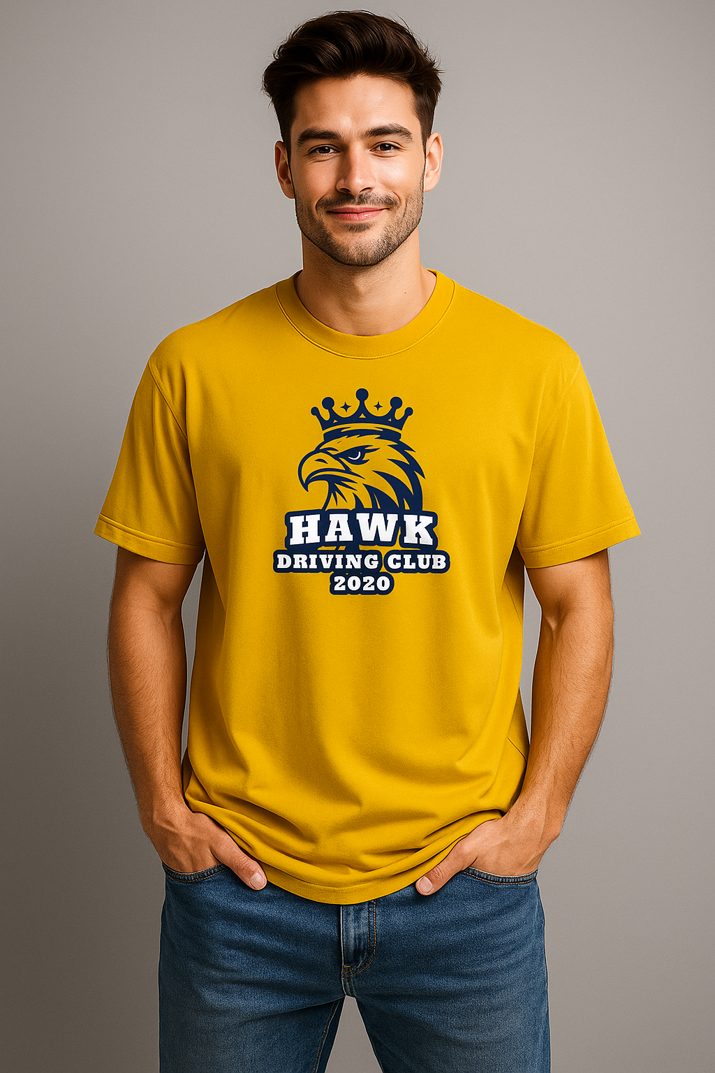 Men's Classic Crew Neck Biker's Club