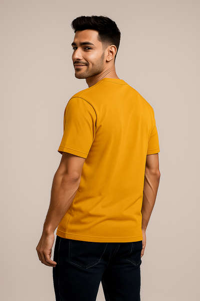 BarelyStylish Premium Cotton Crewneck T-Shirt for Men -Nailed It