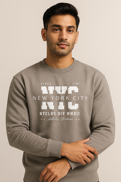 Premium Fleece Cotton Sweatshirt for light winter | NYC
