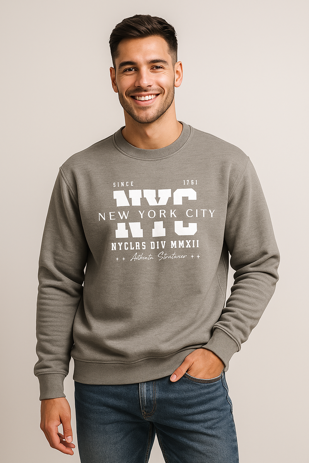 Premium Fleece Cotton Sweatshirt for light winter | NYC