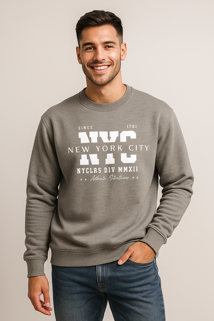 Premium Fleece Cotton Sweatshirt for light winter | NYC