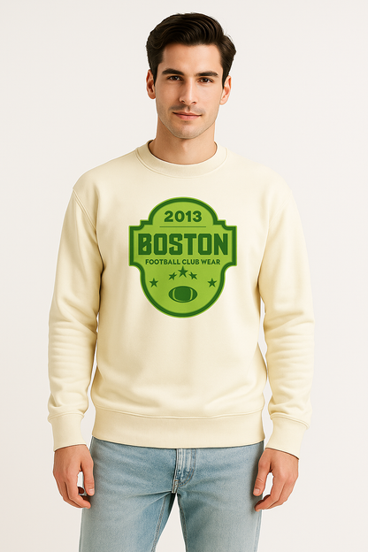 Premium Fleece Cotton Sweatshirt for Men | Boston Football Club