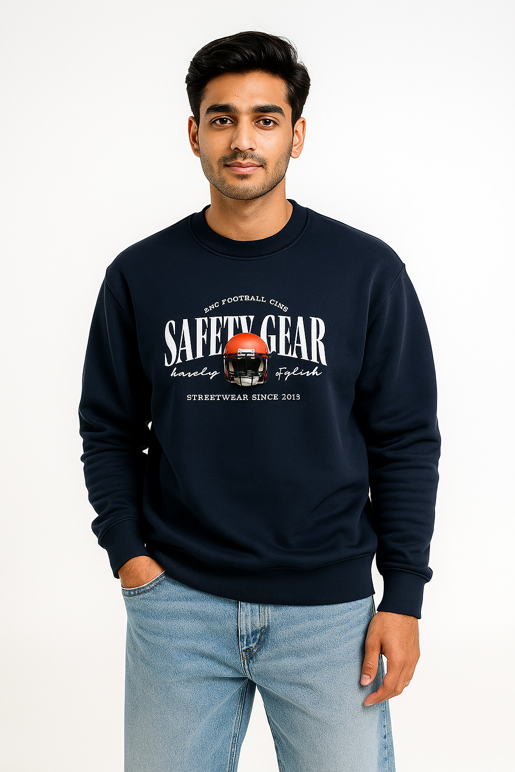 Premium Fleece Cotton Sweatshirt for Men | Safety Gear