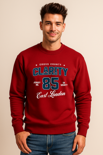 Premium Fleece Cotton Sweatshirt for Men | Clarity