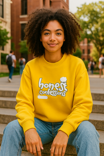 "Honest Confession" Oversized Sweatshirt for Women