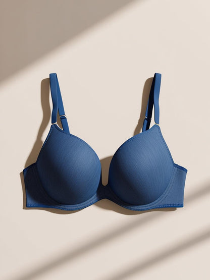 BarelyStylish Matt Denim Sports Bra for ultra light feel