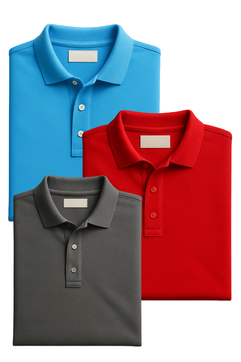 Summer Bonanza - Polo T-Shirt Combo (Buy2 Get 1 Free)