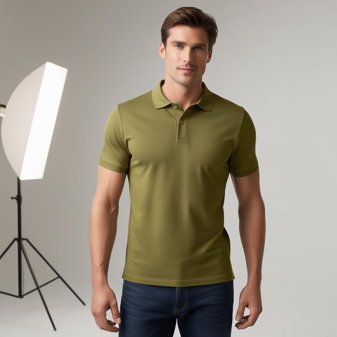 Men's Premium Beige Soybean T-Shirt – Minimalist Casual Wear by BarelyStylish