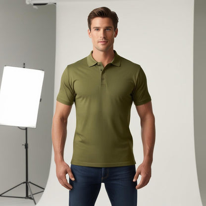 Men's Premium Beige Soybean T-Shirt – Minimalist Casual Wear by BarelyStylish