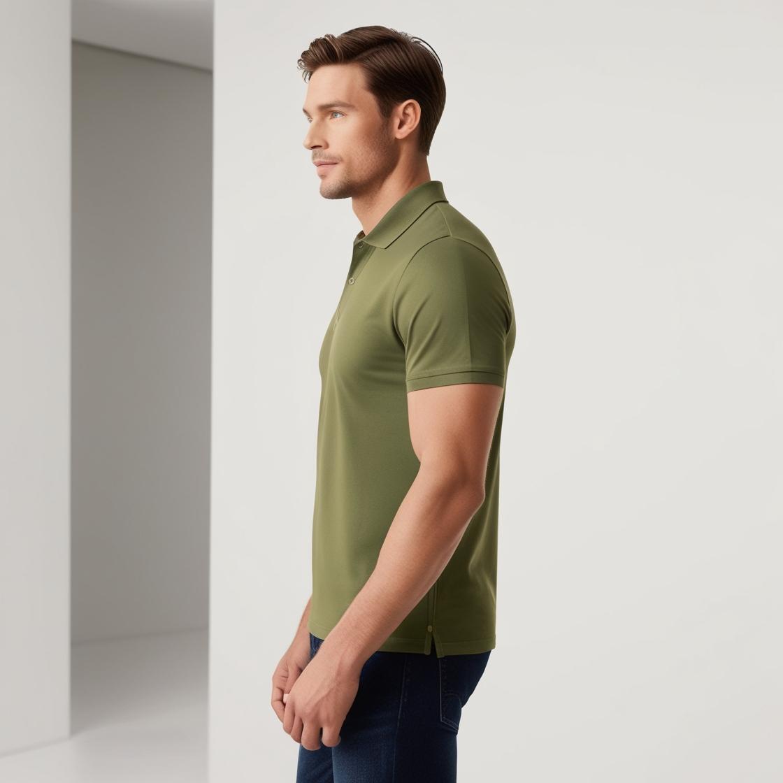 Men's Premium Beige Soybean T-Shirt – Minimalist Casual Wear by BarelyStylish