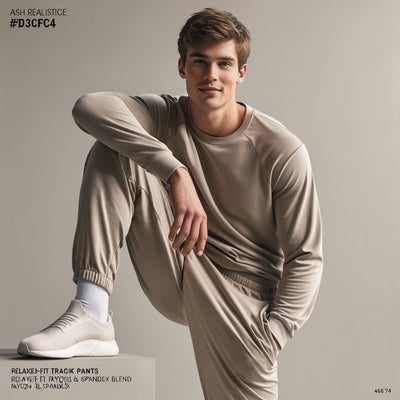 Premium Comfort Fit Men's Track Pants – Lightweight, Breathable, All-Day Wear