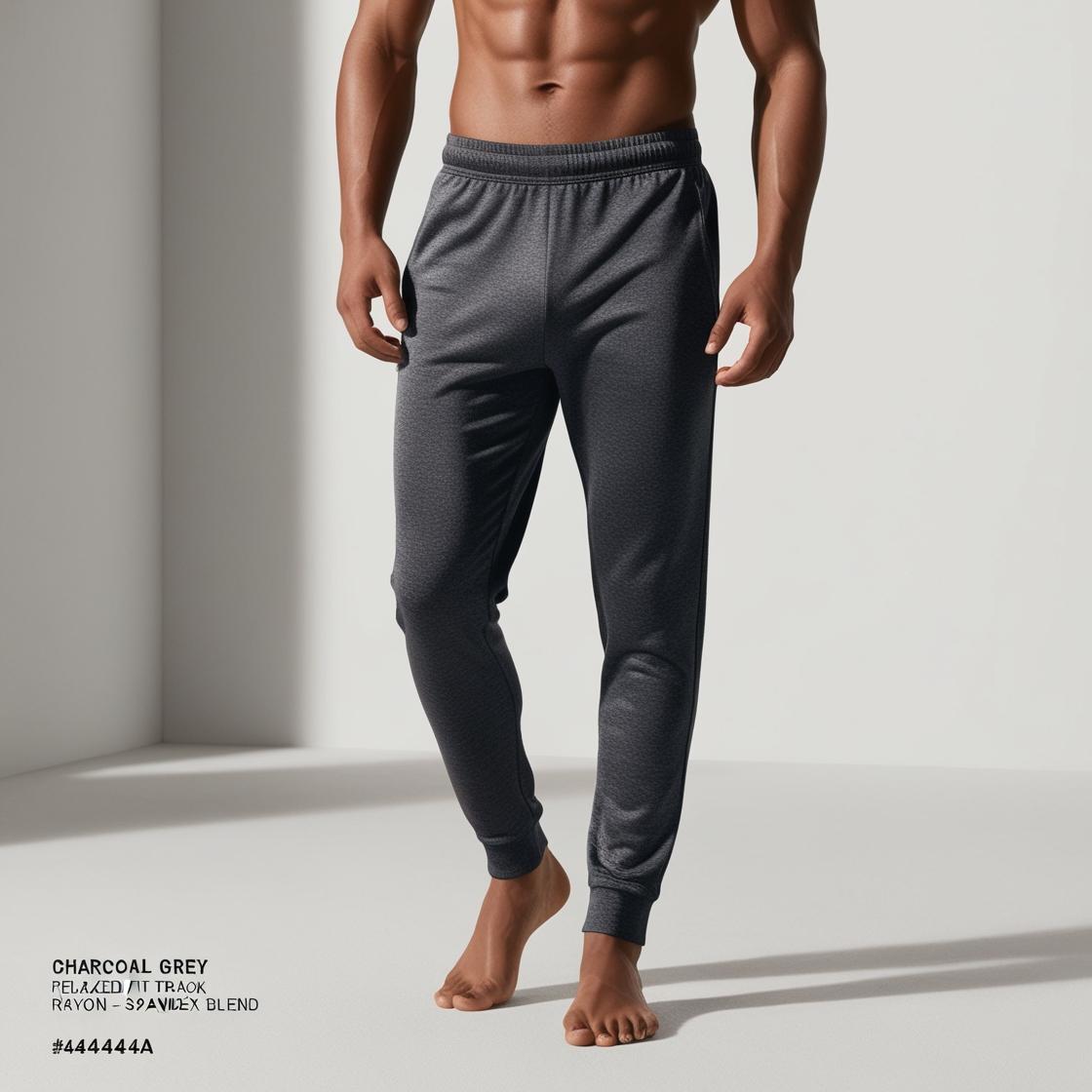 Premium Comfort Fit Men's Track Pants – Lightweight, Breathable, All-Day Wear