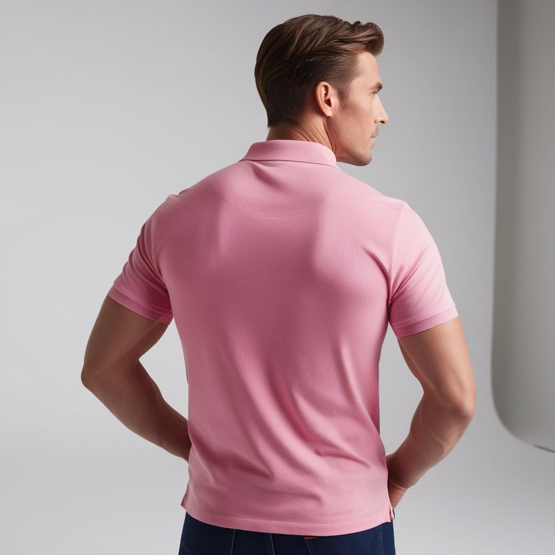 Men's Premium Skylight Pink Tint – Minimalist Casual Wear by BarelyStylish