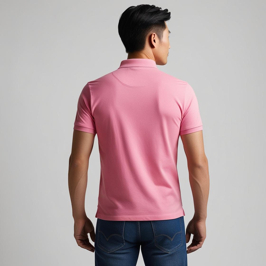 Men's Premium Skylight Pink Tint – Minimalist Casual Wear by BarelyStylish