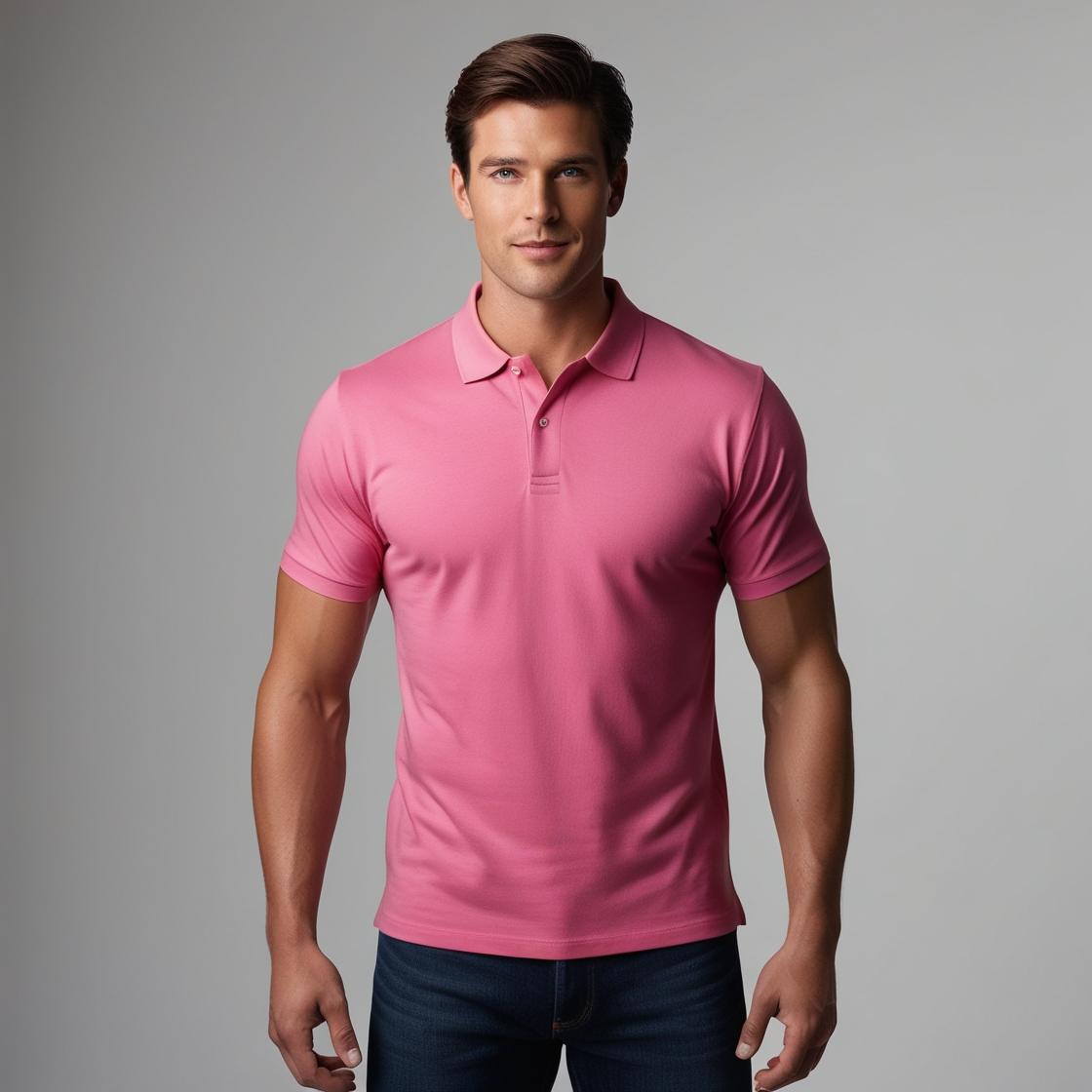 Men's Premium Skylight Pink Tint – Minimalist Casual Wear by BarelyStylish