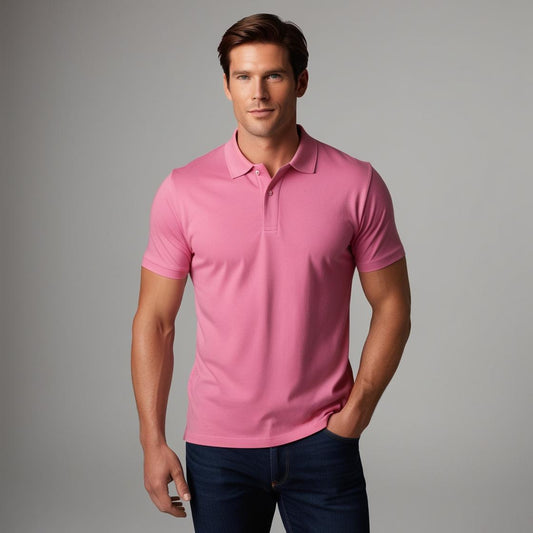 Men's Premium Skylight Pink Tint – Minimalist Casual Wear by BarelyStylish