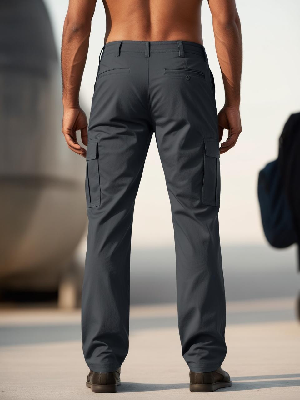 Men’s Utility Cargo Pants – Steel Grey Versatile, Durable, and On-Trend