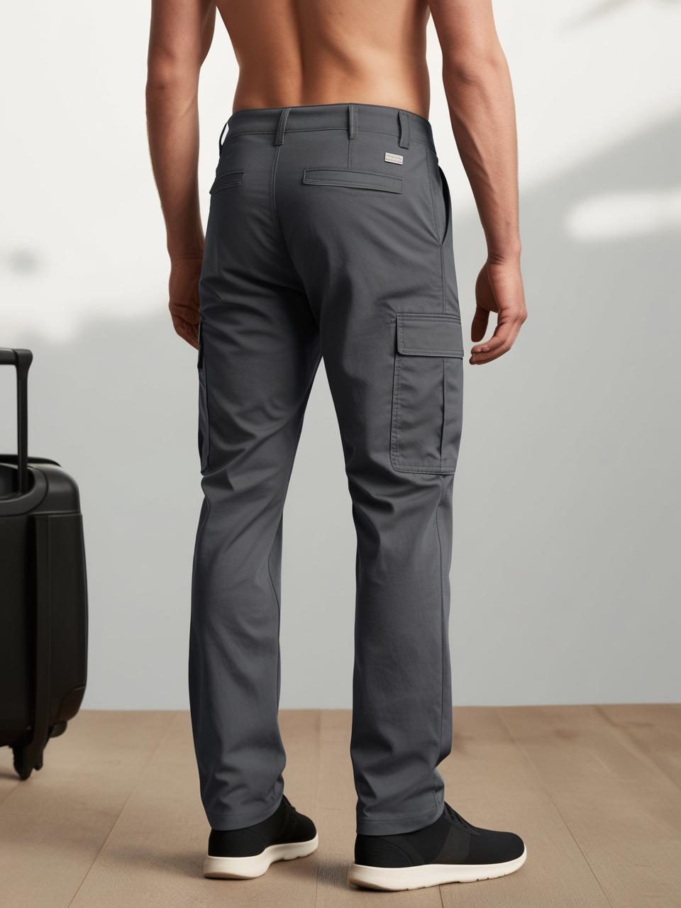 Men’s Utility Cargo Pants – Steel Grey Versatile, Durable, and On-Trend