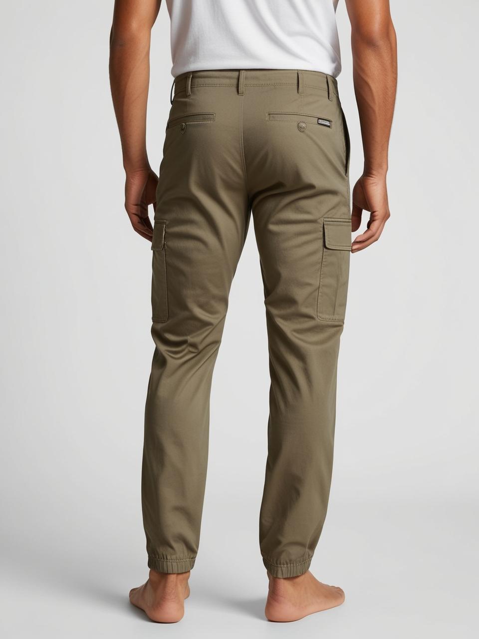 Men’s Utility Cargo Pants – Khaki Versatile, Durable, and On-Trend