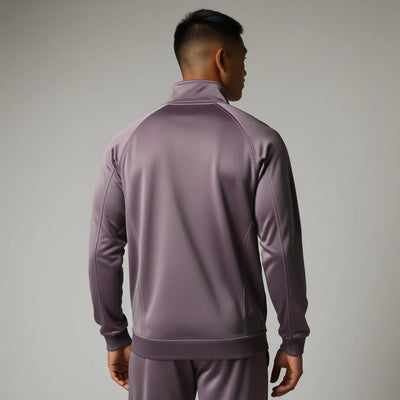 Back View Dark Lilac Track Suit for Men