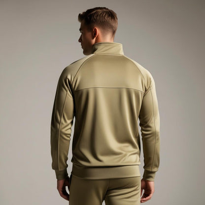 BarelyStylish Men’s Tracksuit | Khaki | Premium Soft Fabric for All-Day Wear