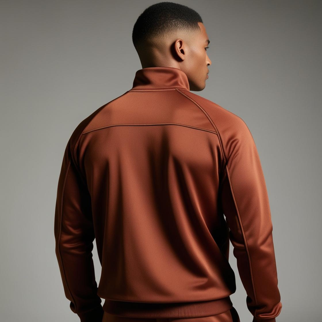 BarelyStylish Men’s Tracksuit | Rusty Brown | Premium Soft Fabric for All-Day Wear