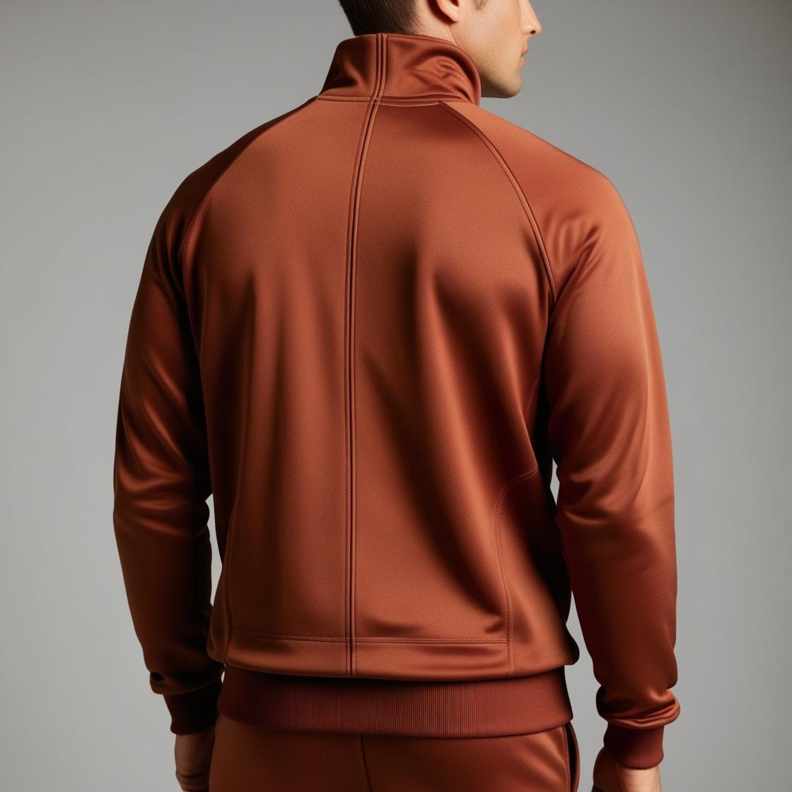 BarelyStylish Men’s Tracksuit | Rusty Brown | Premium Soft Fabric for All-Day Wear