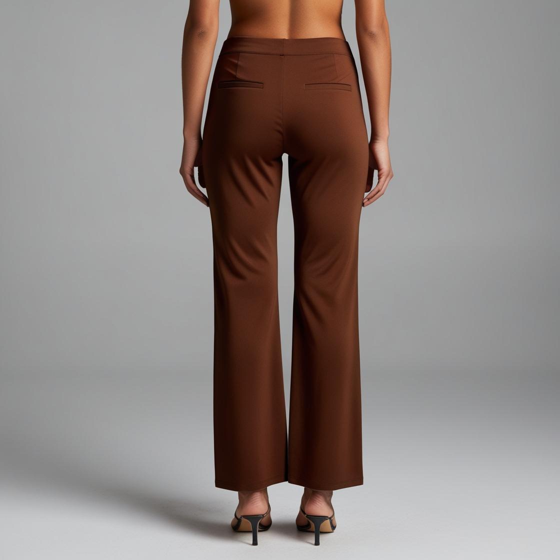 BarelyStylish Women's Pants/Palazzos – Dark Orange Effortless Comfort & Chic Style