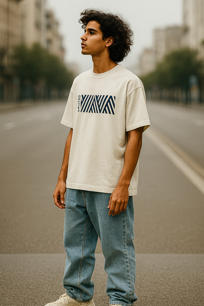 Comfort Fit White Cotton TShirt for Men