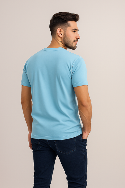Premium Cotton Light Blue TShirt