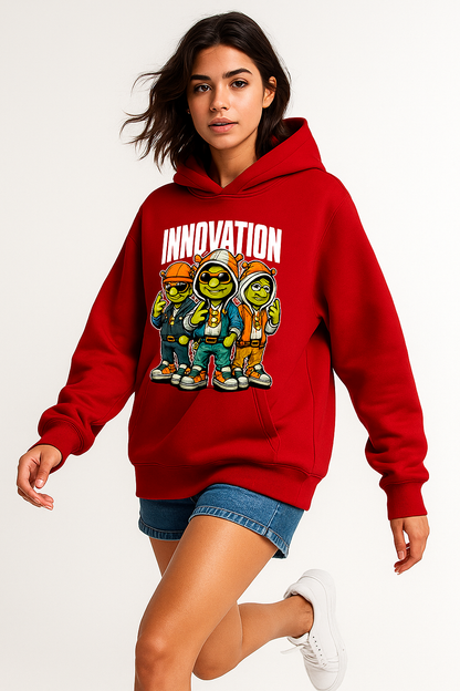 ❤️ Innovation Crimson Red Women’s Hoodie