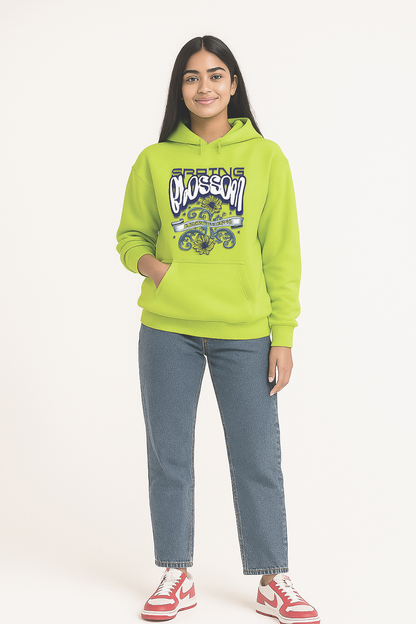 BarelyStylish Florescent Blossom Hoodie