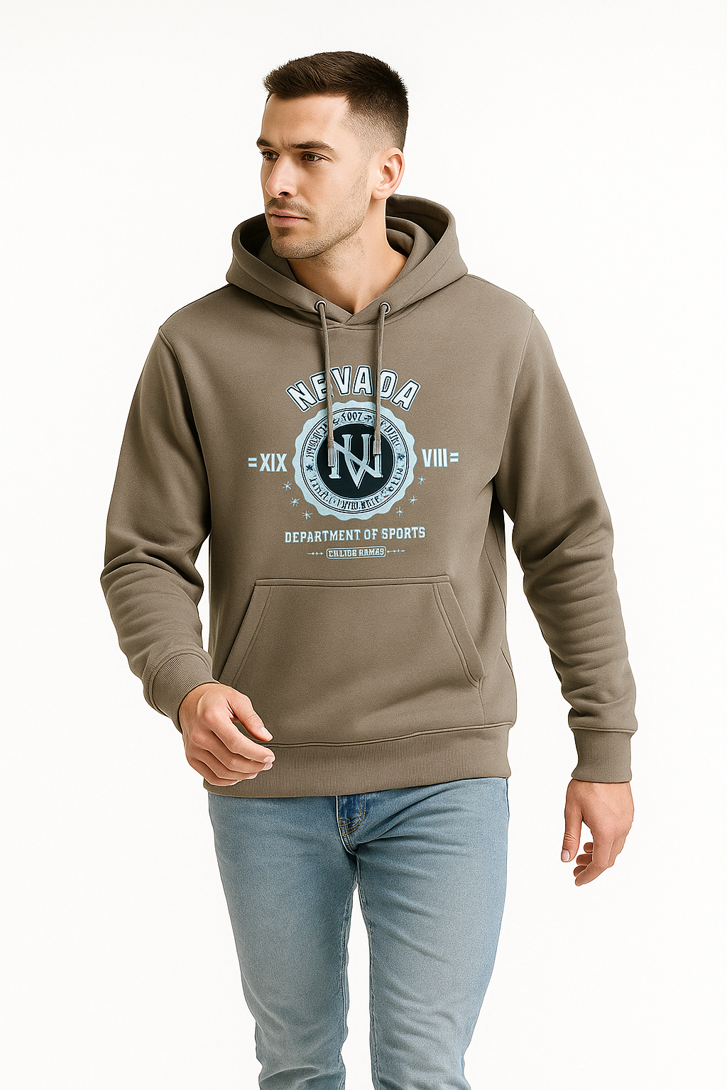 Steel Grey Nevada Sports Hoodie