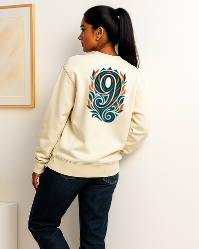 Limited Designer Cream Color Sweatshirt