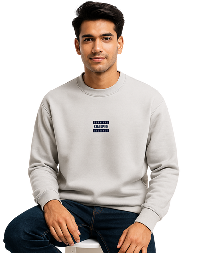 Premium Fleece Cotton Sweatshirt for Men | Race Against Time