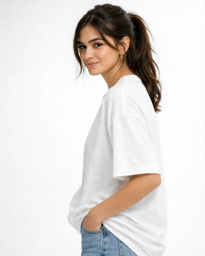 Oversized Fit | Premium Cotton Crewneck Tees