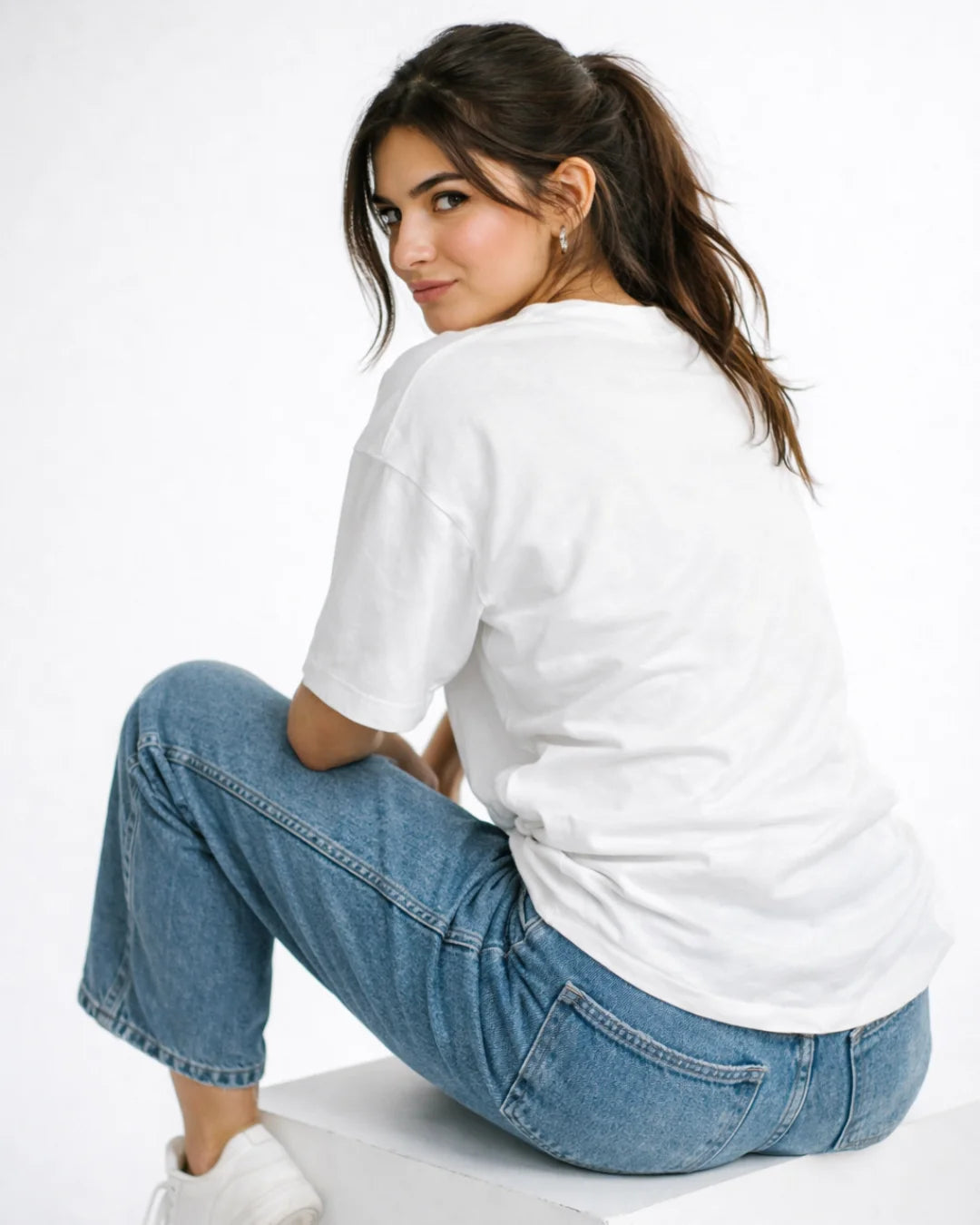 Oversized Fit | Premium Cotton Crewneck Tees