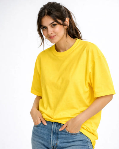 Oversized Fit | Premium Cotton Crewneck Tees
