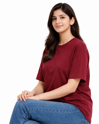 Oversized Fit | Premium Cotton Crewneck Tees