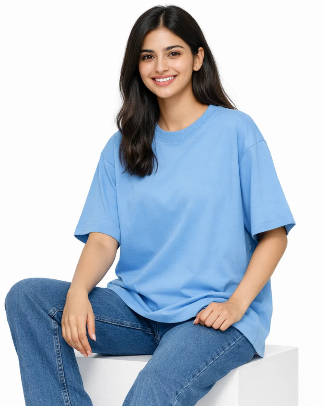 Oversized Fit | Premium Cotton Crewneck Tees