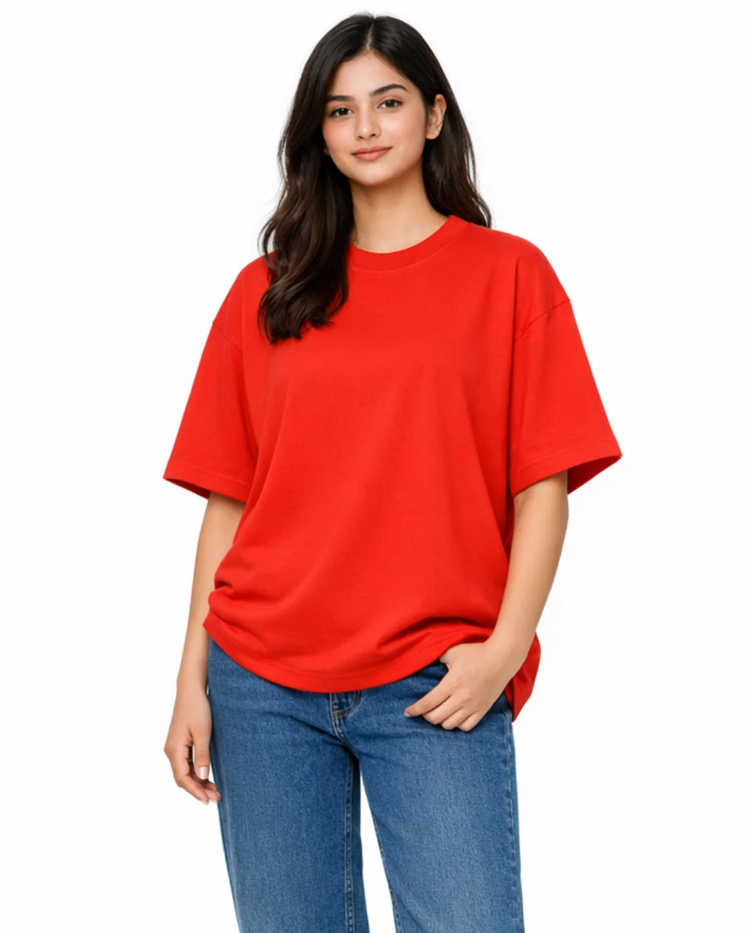 Oversized Fit | Premium Cotton Crewneck Tees