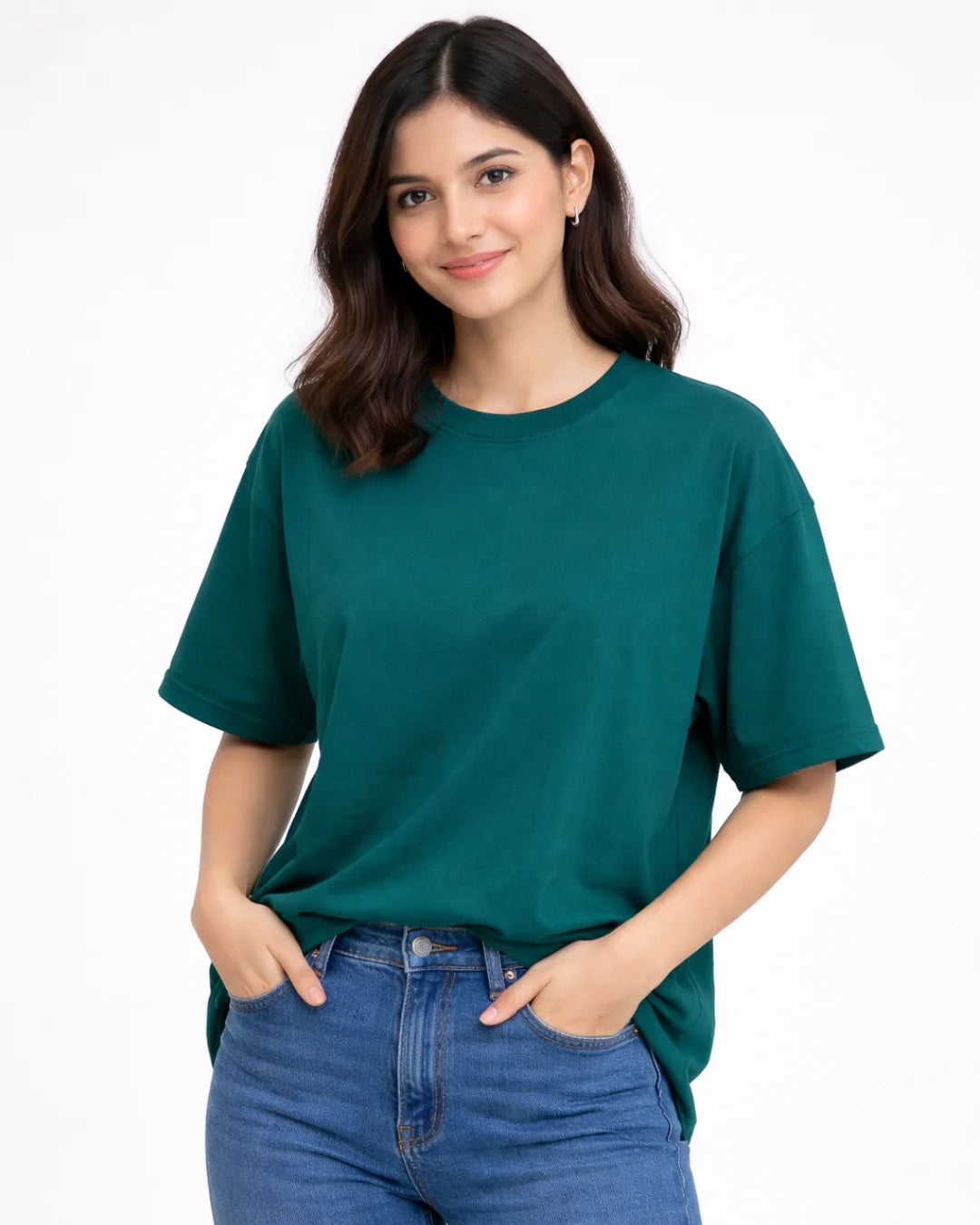 Oversized Fit | Premium Cotton Crewneck Tees