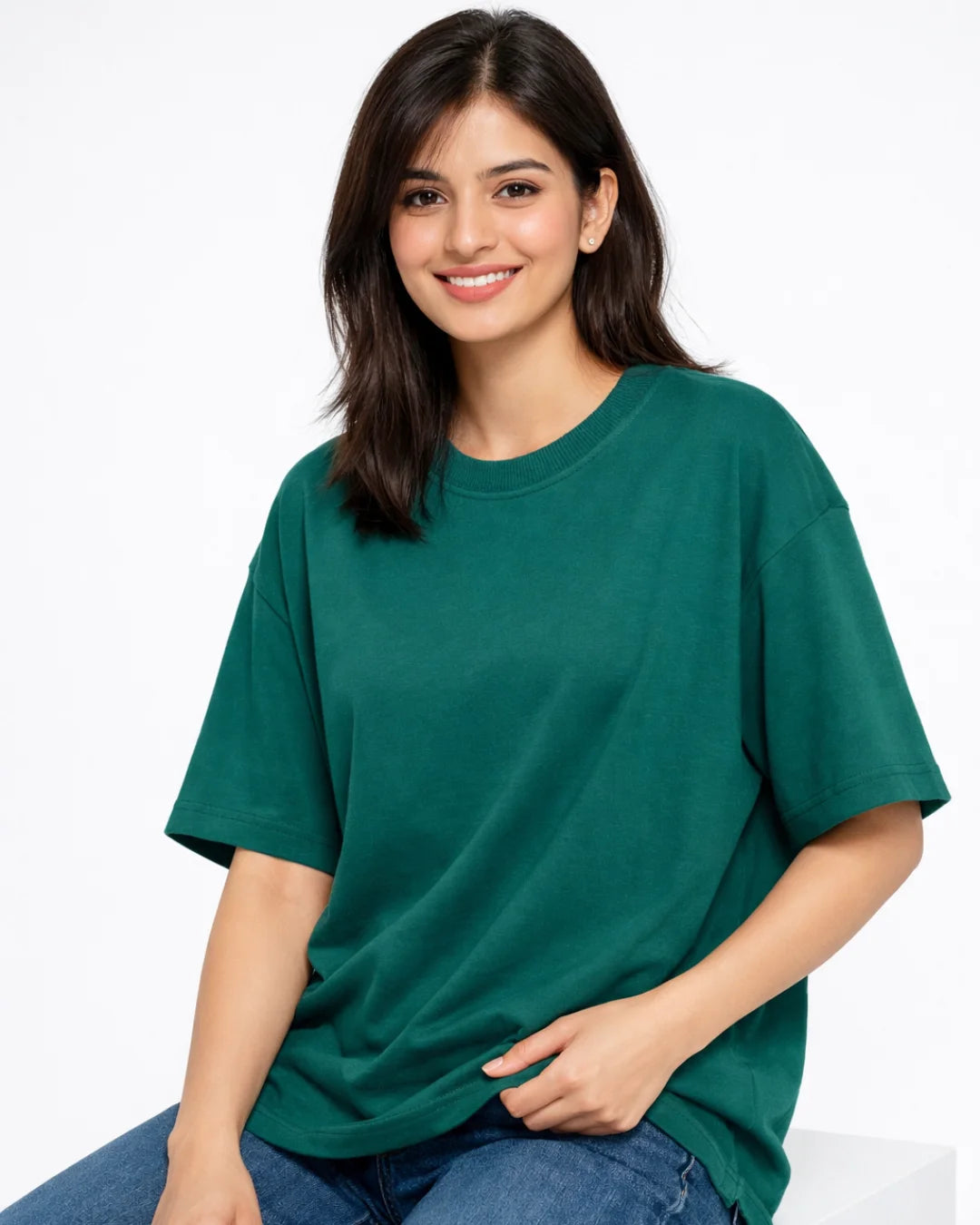 Oversized Fit | Premium Cotton Crewneck Tees