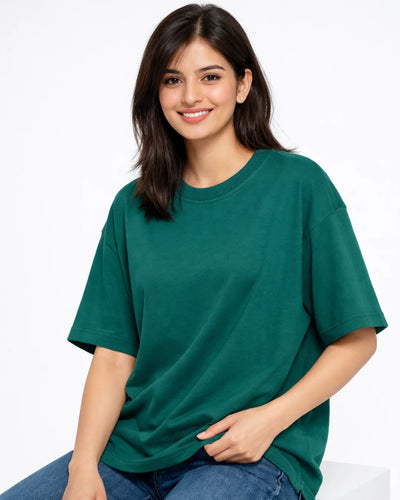 Oversized Fit | Premium Cotton Crewneck Tees