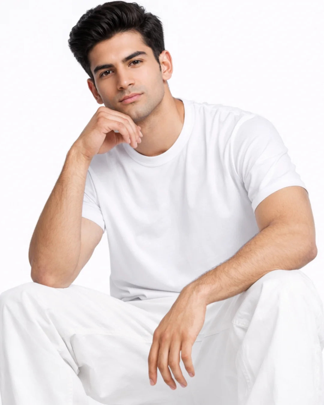 Premium Cotton Crewneck Sweatshirt for Men | Comfortable & Durable