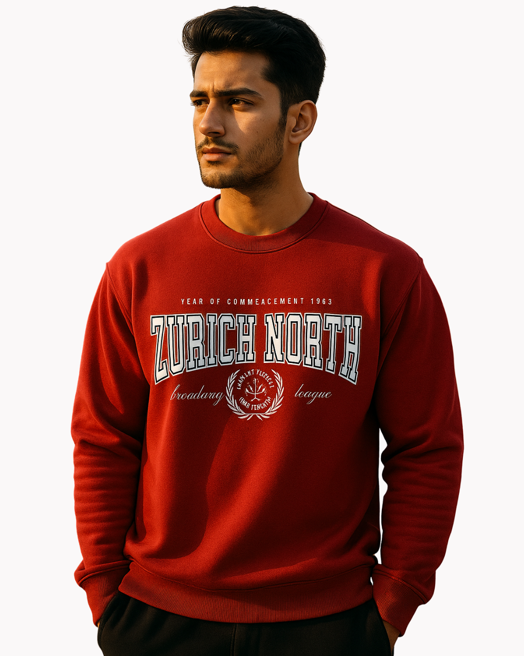Premium Fleece Cotton Sweatshirt for light winter | Zurich North