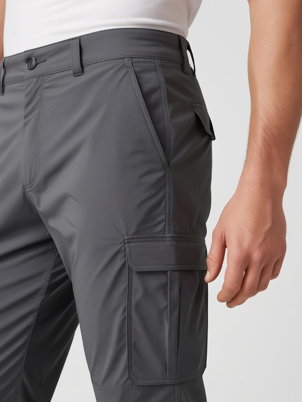 Men’s Utility Cargo Pants – Steel Grey Versatile, Durable, and On-Trend